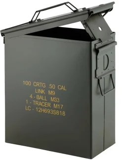 A60447 - Caisse à munition acier occasion Cal. 50