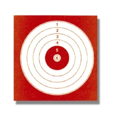 A52241 - Cible 14 x 14 cm lot de 10