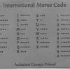 ACN800303 - AUDACIOUS CONCEPT Morse Code Patch Titane