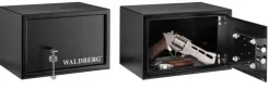 A55854 - Coffre premium pour armes de poing à clef - Waldberg