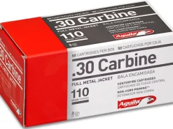 AG1E302110 - AGUILA Calibre .30 Carabine FMJ 110GR X50