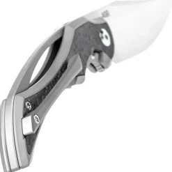 AGO Knives Baldr Titanium Marble Carbon