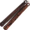 02254 - Albainox Couteau papillon manche bois