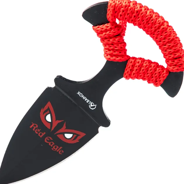 32606 - Albainox Push Dagger Red Eagle