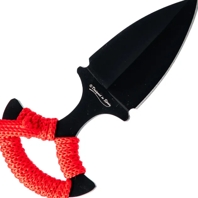 32606 - Albainox Push Dagger Red Eagle