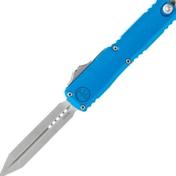 12494-10APBL - Microtech UTX-70 Gen IV D/E Spartan Apo Blue