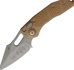 169-10APBN - Microtech Stitch S/E Apo Brown Aluminium