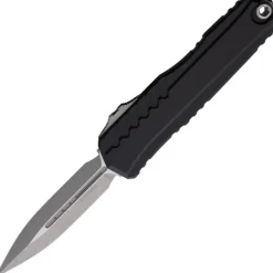 1242-10AP - Microtech Cypher II D/E Apo Black STD