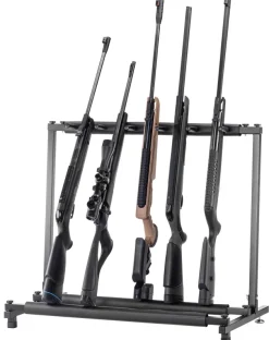 A54128 - Ratelier vertical en métal pour 5 armes