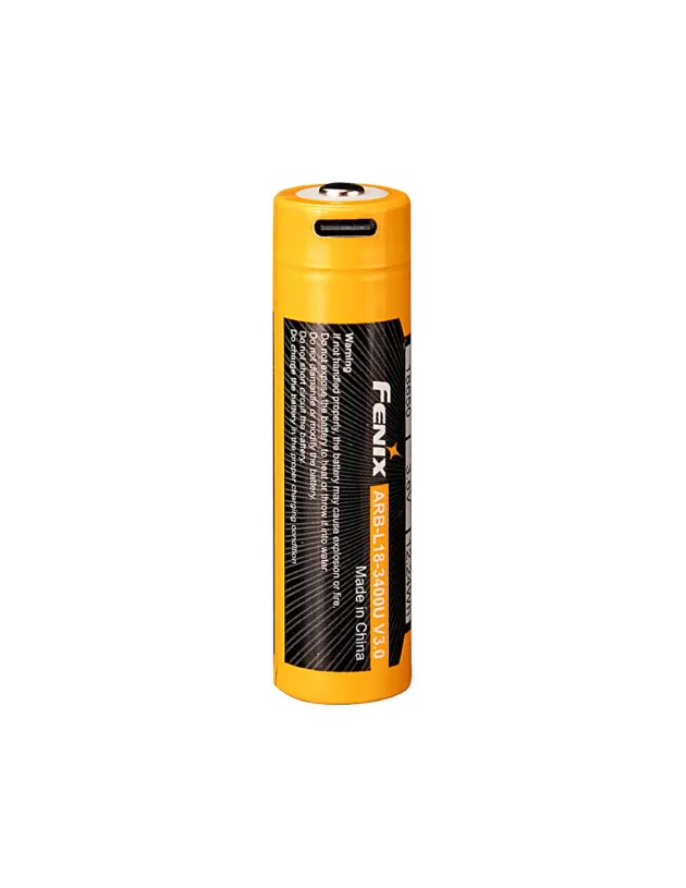 ARBL18-3400U - Fenix Accu 18650 USB 3400 mAh