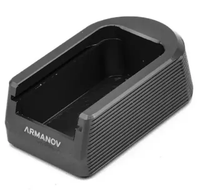 47-000050 - ARMANOV MPCZ2 Talon de Chargeur +2 coups ELEGANCE pour Shadow 2, SP-01, CZ 75 NOIR