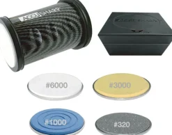 AS137C - ACCUSHARP Aiguiseur Roulant 4 Pierres #320-#6000