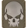 A60473 - SPORT ATTITUDE Patch Tête de Mort Crocs Vert