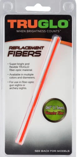 A50480 - Truglo Set de 5 fibres optiques fluo rouges