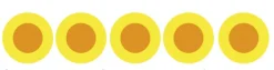 A50470 - Truglo Set de 5 fibres optique fluo bicolore 1.5mm