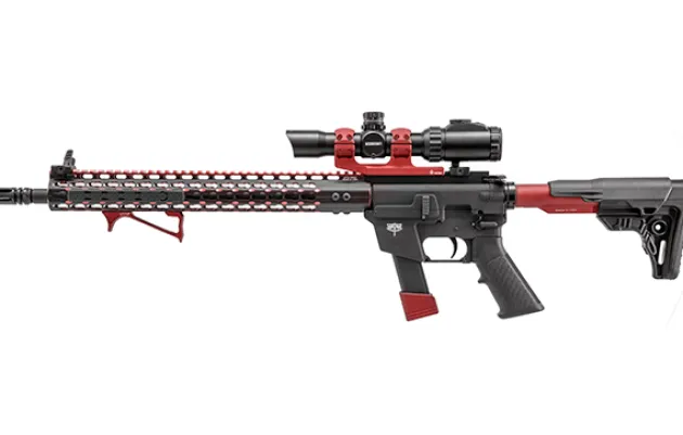 A67022 - UTG Angle grip Aluminium Keymod red