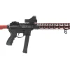A67013 - UTG Handstop Grip Aluminium M-LOK red