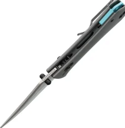 AUX004GRY - Auxiliary Manufacturing Pocket Bowie Crossbar Grey G10