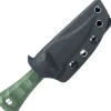 Auxiliary Manufacturing Pocket Bowie Deadhead Green micarta