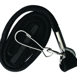 AW6BK - WIND STORM Sifflet de Survie avec Dragonne NOIR