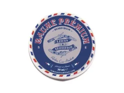 70110 - BAUME A BARBE PREMIUM LAMES & TRADITION 30ML CUIR AMBRE