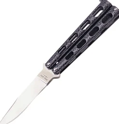 BC113 - BEAR & SON BUTTERFLY SILVER STARDUST HANDLES