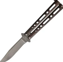 BC117CVW - Bear & Son Couteau papillon Copper Vein SW