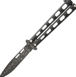 BC115D Bear & Son Butterfly Damascus Black