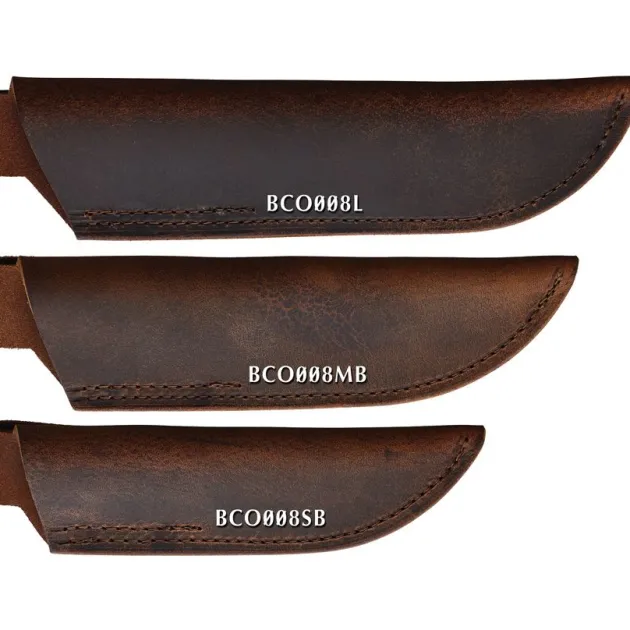 BCO008SB - BADGER CLAW OUTFITTERS Crazy Horse Leather Sheath 8"