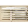 BEL 2899 COF.6 TABLE G.DAVID MONOBLOC INOX 23CM MICRODENTES