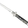 BEL 3323 COUTEAU AUTOMATIQUE CORNE LAME KRISS 12CM