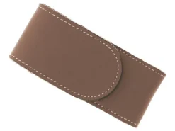 BEL20212 ETUI CUIR TAUPE 11/12CM