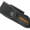 BEL49312 ETUI MAX CAPDEBARTHES CUIR LE THIERS 12CM NOIR/ALEZAN