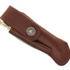 BEL 67812 ETUI MAX CAPDEBARTHES CUIR PEROU LAGUIOLE 12CM + FUSIL