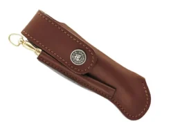 BEL 67812 ETUI MAX CAPDEBARTHES CUIR PEROU LAGUIOLE 12CM + FUSIL
