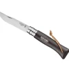BEL92211 - OPINEL 8 VRI NOIR BRUN + LIEN BAROUDEUR