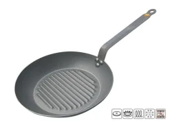 BEL 5613.26 POELE GRILL DE BUYER MINERAL Ø 26CM