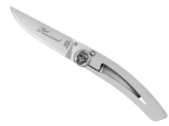 BEL4919.TM - LE THIERS DOZORME LINER LOCK TOUT INOX TETE DE MORT