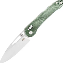 Bestech Knives Cobber Stonewash 14C28N Green Micarta