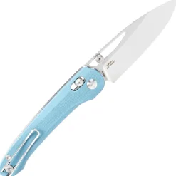 Bestech Knives Cobber Stonewash 14C28N Misty Blue G10