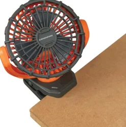 BFBBM9112 - BLACKFIRE Ventilateur Pince Rechargeable 20cm