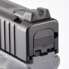 902BGB - SIGHT SET, GLOCK 42/43/43X/48, VICKERS ELITE, BLACK SERRATED REAR, GOLD BEAD FRONT