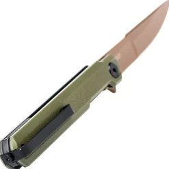 BG65F - Bestech Knives Duoz 14C28N Green G10