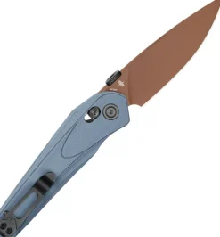 BG67F - Bestech Knives Mothus 14C28N Blue Gray G10