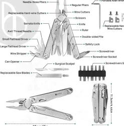 BI2049 - BIBURY Multitool Pliers Pro BI2049