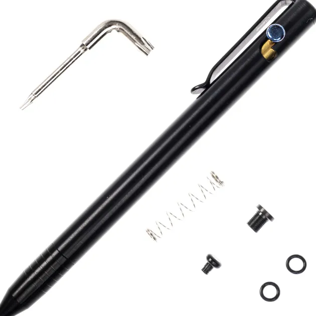 73515 - Big Idea Design Slim Bolt Action Pen Ti DLC