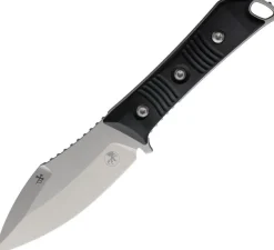 96-10BK - Microtech Always Survive SW Black G10 Borka collaboration