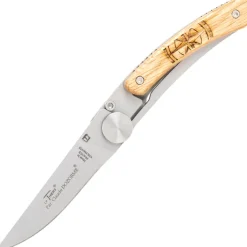 4967.B LE THIERS DOZORME LINER LOCK NATURE BOUSSOLE 10,5CM INOX