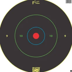 12B-MC-5PK - Proshot 12" SplatterShot ® Multi-Color Ring Bullseye - Heavy Tag Paper - 5 Pack