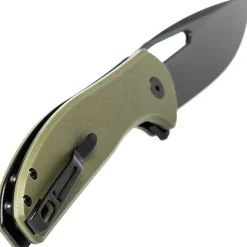BMK18D - Bestechman Whalefin Black D2 Green G10